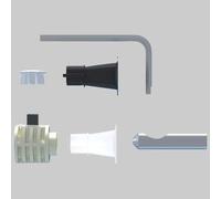 FISSAGGIO NASCOSTO ATT.LATERALE PER SOSPESI WB9 B LV Fissaggi Mensole Fischer