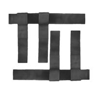 Fissaggio per manubrio, fissaggio per i piedi, cinghie regolabili alla caviglia per il sollevamento, 2 estensori professionali per l'allenamento delle gambe a casa