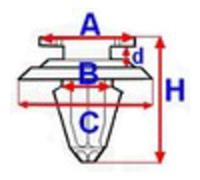 Fissaggio ROMIX ROM C60544, 10 Pezzo
