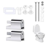Fissaggio Sedile WC, 2Pezzi Kit Di Fissaggio Per Sedile WC, Cerniere Copriwater Per Installare, Cerniere Per Copriwater, Kit Di Ricambio Per Viti E Bulloni Del Sediles Della Toilette, Per Casa E Hotel