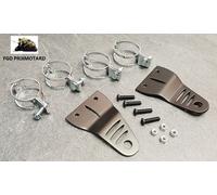 Fissaggio Staffa Faro Moto Nero/Cromo 55/58 Mm