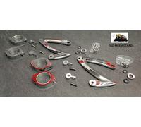 Fissaggio Staffa Faro Moto Z-Style Cromo 38/41 Mm