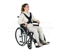 Fissaggio Toracico a ' X ' con Zip Frontale - S