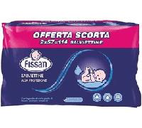 Fissan Salviette Alta Protezione Bipacco Da 57 Pezzi