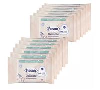 Fissan Salviette Delicate Detergenti Box Formato Scorta 12 Confezioni 840 pz