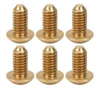 Fissante di Vite, 50pcs Socket Esagono Viti a Testa Rotonda a Testa Pura Accessori Hardware in Rame (M4*8 mm)