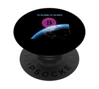 Fissare i soldi aggiustare il mondo verità libertà speranza bitcoin PopSockets PopGrip Adesivo