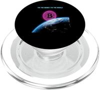 Fissare i soldi aggiustare il mondo verità libertà speranza bitcoin PopSockets PopGrip per MagSafe