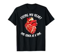 Fissare Il Mio Cuore Una crepa alla Volta Kintsugi Maglietta