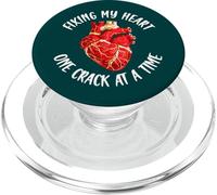 Fissare il mio cuore una crepa alla volta Kintsugi PopSockets PopGrip per MagSafe