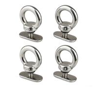 Fissare in modo efficiente gli accessori con 4 occhielli in acciaio per legare i binari