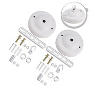 Fissare la lampada a sospensione con questo gancio da soffitto in metallo e ganc