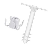 Fissare Ombrello Esterno Ancore Pali A Terra Tre Elicoidale ABS Palo Nessuno Strumento Necessario Per Spiaggia Stabilità Campeggio Sabbia Sole Base Ombrellone Da Spiaggia