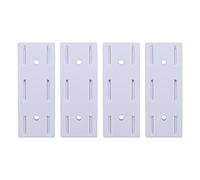 Fissatore autoadesivo per striscia di alimentazione, supporto da parete senza punzoni, supporto per staffa di fissaggio per presa desktop per router WiFi