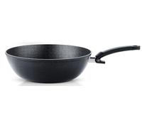 Fissler Adamant - Padella wok in alluminio (diametro 30 cm; 5,2 litri) rivestita, grande padella da cucina asiatica, bordo alto, antiaderente, compatibile induzione
