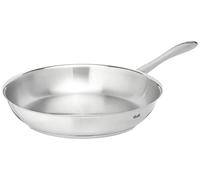 Fissler Catania Padella in acciaio inox 28 cm, senza rivestimento, per brasare, adatto per fritture croccanti, adatta per tutti i tipi di fornelli, anche a induzione