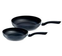 Fissler Cenit Set di padelle in alluminio, 2 pezzi 24 cm, 28 cm, rivestite, padelle in alluminio, antiaderenti, per tutti i tipi di fornelli, anche a induzione