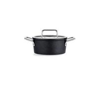 FISSLER Kochtopf mit Gasdeckel ADAM0ANT 18cm/2l Anihaft/Schwarz nero