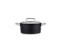 FISSLER Kochtopf mit Gasdeckel ADAM0ANT 20cm/2,7l Anihaft/Schwarz nero