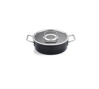 Fissler Adamant - Rostiera in alluminio (diametro 24 cm, 3,1 l) rivestita con coperchio in vetro, antiaderente, compatibile induzione