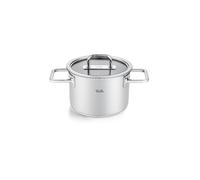 FISSLER Kochtopf mit Glasdeckel VISEO PRO 16cm/1,9l Edelstahl argento