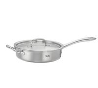 Fissler M5 Pro-Ply® Padella 24 cm con coperchio in metallo - Made in Germany, materiale multistrato Pro-Ply™ a 5 strati, rivet-free®, acciaio inox 18/10, induzione