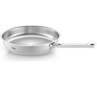 Fissler Original,Profi Collection Padella in acciao inox 24 cm, con scala di misurazione, superficie Novogrill, cottura a induzione