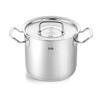 Fissler Original,Profi Collection Pentola elevata in acciaio inox 5.2 L, 20 cm, incluso coperchio in metallo, scala di misurazione interna, cottura a induzione