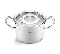 Fissler Original-Profi Collection - Pentola in acciaio inox (diametro 16 cm, 21 litri) con coperchio in vetro, compatibile induzione