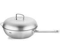 Fissler Wok con coperchio in metallo, 32 cm