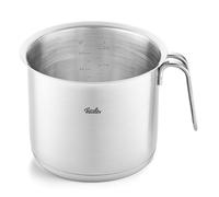 Fissler Original,Profi Collection Tegame per latte in acciaio inox 2.6 L, 16 cm, con bordo di versamento e scala di misurazione interna, per cottura a induzione
