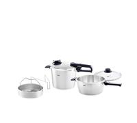 FISSLER Pentola a pressione Duo-Set VITAVIT PREMIUM 6 litri + 4,5 litri Germania