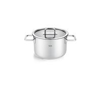 FISSLER Pentola con coperchio in vetro VISEO PRO 20cm/3,6l acciaio inox argento