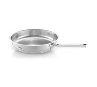 Fissler Original-Profi Collection - Padella in acciaio inox (diametro 24 cm), padella non rivestita con manico, scala graduata interna, compatibile induzione