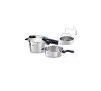FISSLER Set di pentole a pressione 2 pezzi VITAQUICK 4,5l+2,5l Acciaio inossidabile argento