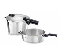 Fissler Set di pentole a pressione Vitaquick Premium 2 pezzi, pentola +...