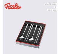 Fissler Set di posate in stile coreano per due bacchette a cucchiai 4 pezzi i...