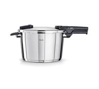 Fissler Vitaquick, Pentola A Pressione in Acciaio Inox per Cottura A Vapore, Capienza 8 L, Diametro 26 cm, 2 Livelli di Cottura, Fabbricato in Germania, Compatibile Induzione