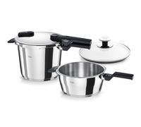 Set pentole a pressione Fissler 4 pezzi Vitaquick 6 + 3 5 L Made in Germany...