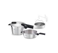 Fissler Set pentole a pressione Vitaquick Premium 22 cm 4,5+2,5 L 2 pezzi Induzione