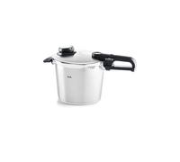 Fissler Vitavit Premium Pentola a pressione in acciaio inox 6 L, 22 cm, 4 livelli di cottura, incluso inserto, adatta a fornelli a induzione
