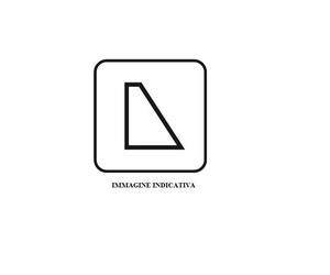 Fisso vetro post. sx incapsulato fume per fiesta 5p 2017- con profilo cromato