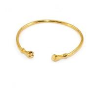 Fist cuff bracelet Stainless Steel Map Pendant Necklace Earrings And Ring Set Fashionable And Versatile Suitable For Men Women Brides Grooms Suitable For Wedding Parties Various Festivals (gold)