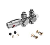 FistConcept Set di valvole multiblocco a 6 vie, con testa termostatica (cromo lucido)