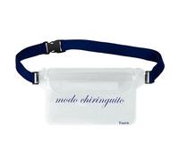 Fisura - Borsa impermeabile. Marsupio impermeabile. Borsa stagna con cintura regolabile. Dimensioni: 22,5 x 12,5 centimetri. (Modo chiringuito, blu)