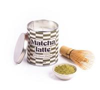 Fisura Candela profumata originale "Matcha Latte" in barattolo con coperchio, candela di soia profumata all'essenza matcha, in confezione regalo, durata 45 ore, 285 g, regalo originale