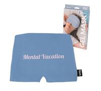 Fisura - Cappuccio per emicrania “Mental Vacation”. Maschera gel 360º per il sollievo da emicranie, mal di testa, tensioni e stress. Uso a freddo e a caldo.