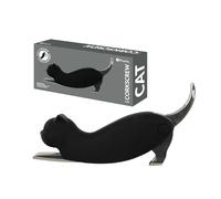 Fisura - Cavatappi originale "gatto". Cavatappi in acciaio inossidabile con taglia capsule. Apribottiglie per vino divertente. Apribottiglie per birra, idea regalo.