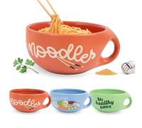 Fisura - Ciotola ramen Noodles. Ciotola giapponese originale per ramen. Scodella in ceramica 680 ml per noodles, Pho, Udon e Soba. 19,5 cm x 8,5 cm