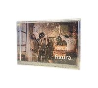 Fisura | Cornice portafoto con glitter oro per 1 foto 10 x 15 cm, trasparente 2,2 x 10,5 x 15,5 cm